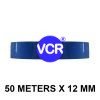 Blue Color Tape - 12mm / 0.5" Width - 50 Meters in Length