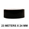 Black Floor Marking Tape - 23 Meters in Length 24mm / 1" Width