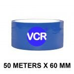 Blue Color Tape - 60mm / 2.5" Width - 50 Meters in Length