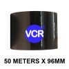 Black Color Tape - 96mm / 4" Width - 50 Meters in Length