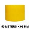 Yellow Color Tape - 96mm / 4" Width - 50 Meters in Length