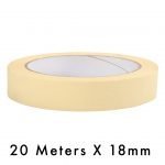 Masking Tape - 18mm / 0.75" Width - 20 Meters in Length