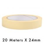 Masking Tape - 24mm / 1" Width - 20 Meters in Length