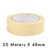 Masking Tape - 48mm / 2" Width - 20 Meters in Length