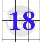 A4 Size White Self Adhesive Label / Sticker for Printer (Inject / Copier / Laser) - 18 Sticker Per Sheet - 100 Sheets pack