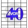A4 Size White Self Adhesive Label / Sticker for Printer (Inject / Copier / Laser) - 40 Sticker Per Sheet - 100 Sheets pack