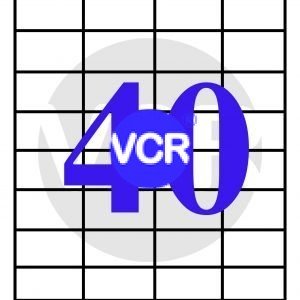 A4 Size White Self Adhesive Label / Sticker for Printer (Inject / Copier / Laser) - 40 Sticker Per Sheet - 100 Sheets pack