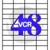 A4 Size White Self Adhesive Label / Sticker for Printer (Inject / Copier / Laser) - 48 Sticker Per Sheet - 100 Sheets pack