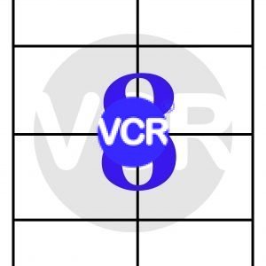A4 Size White Self Adhesive Label / Sticker for Printer (Inject / Copier / Laser) - 8 Sticker Per Sheet - 100 Sheets pack